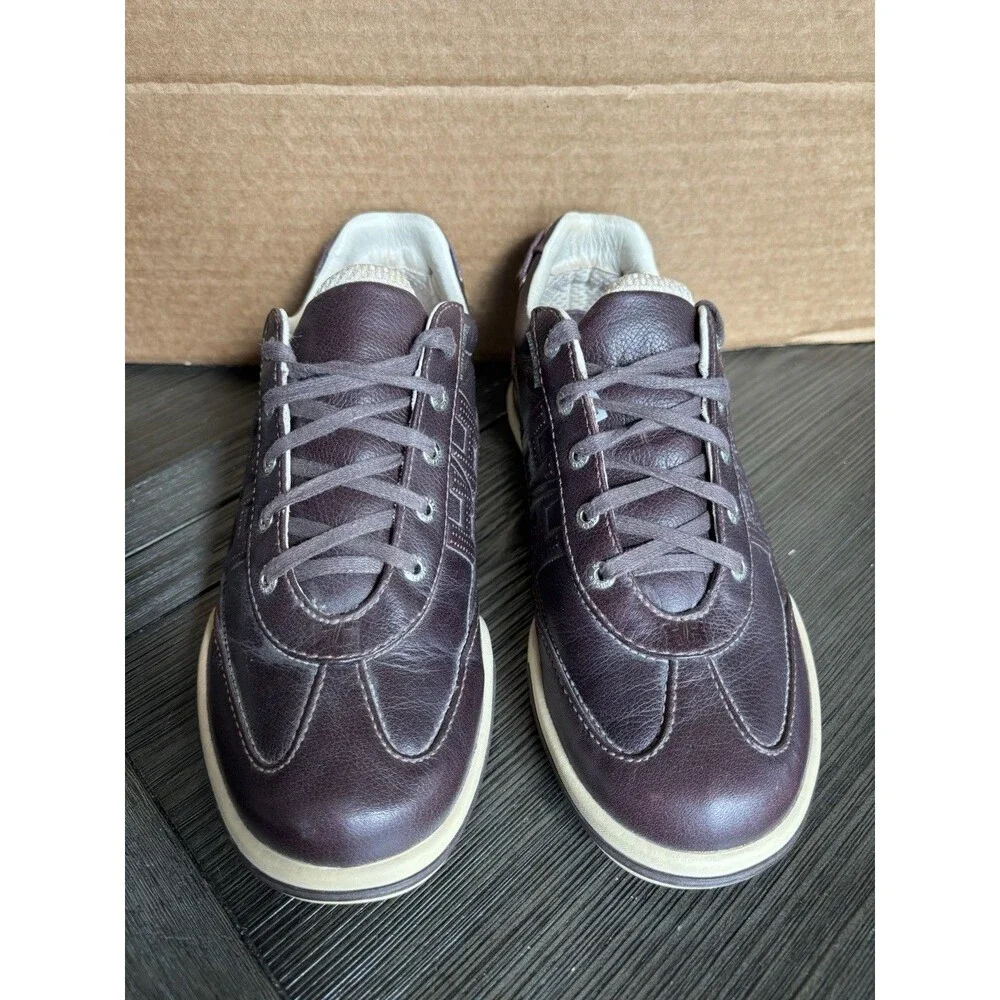 Helly Hansen Sneakers Shoes Women 9.5 Brown Leather HH Walking Non Marking